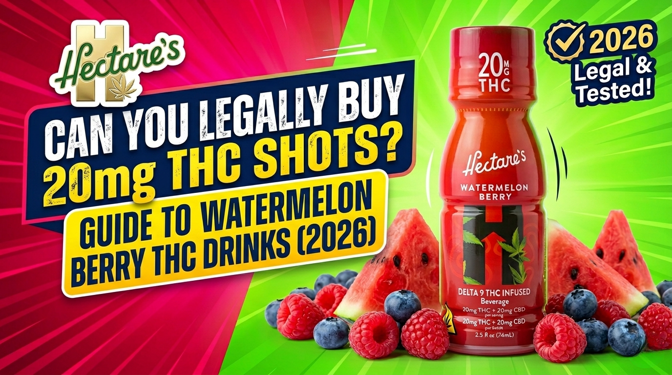 Can You Legally Buy 20mg THC Shots? Guide to Watermelon Berry THC Drinks (2026)
