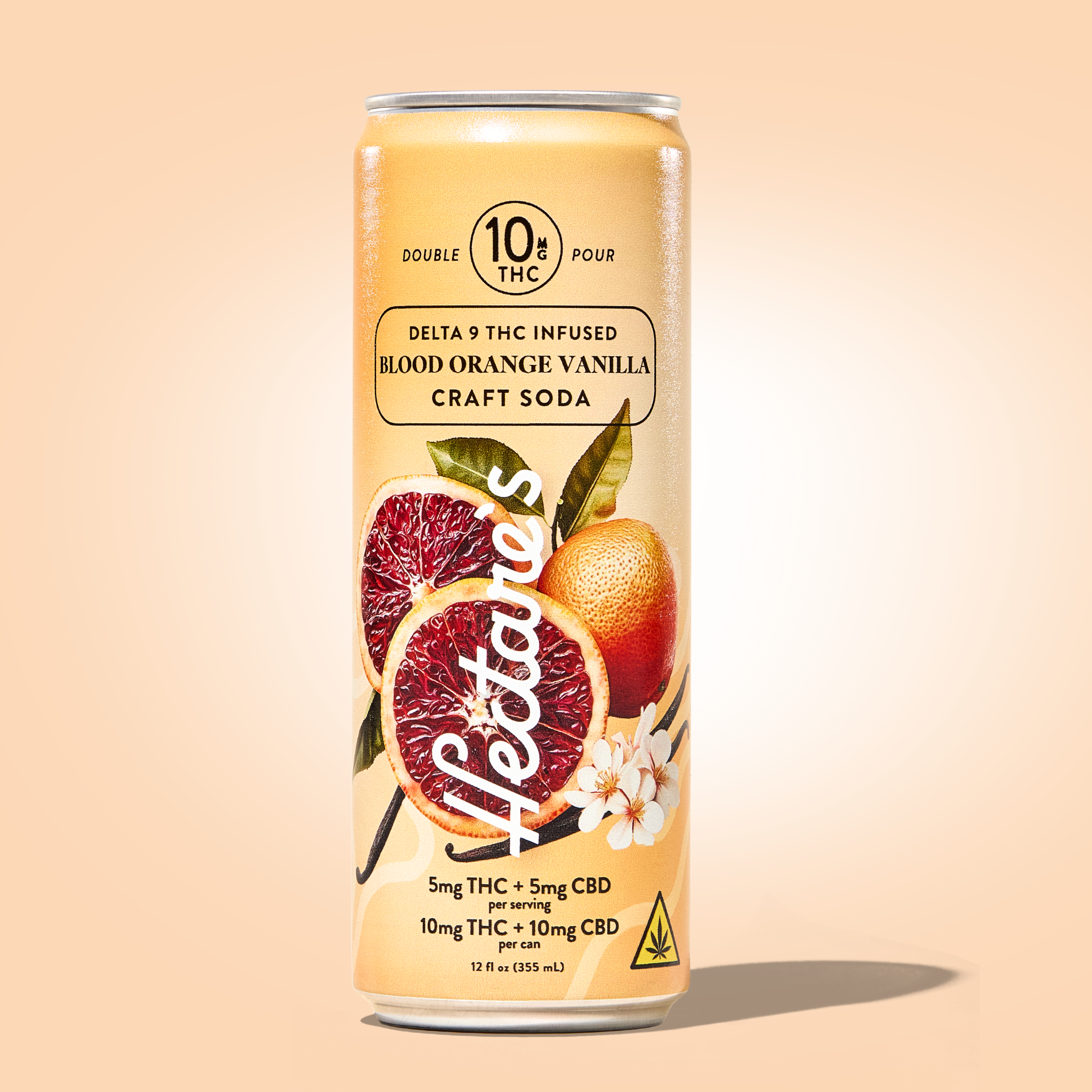 Shop Hectares Blood Orange Vanilla Delta 9 THC Craft Soda - Hectares