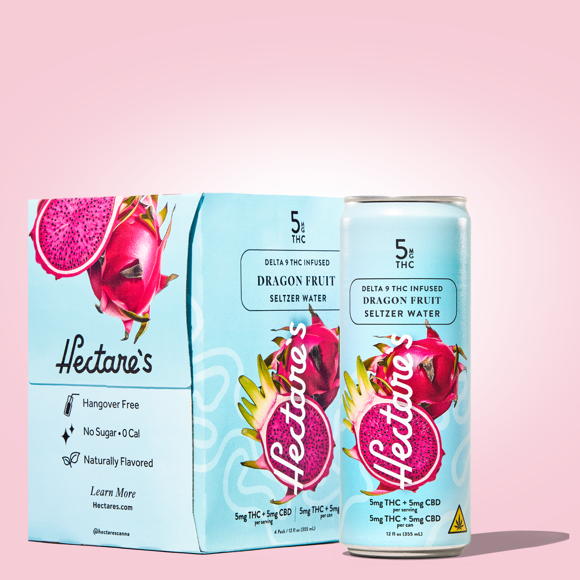 Dragon Fruit Delta 9 Seltzer Water | Hectare’s 5mg
