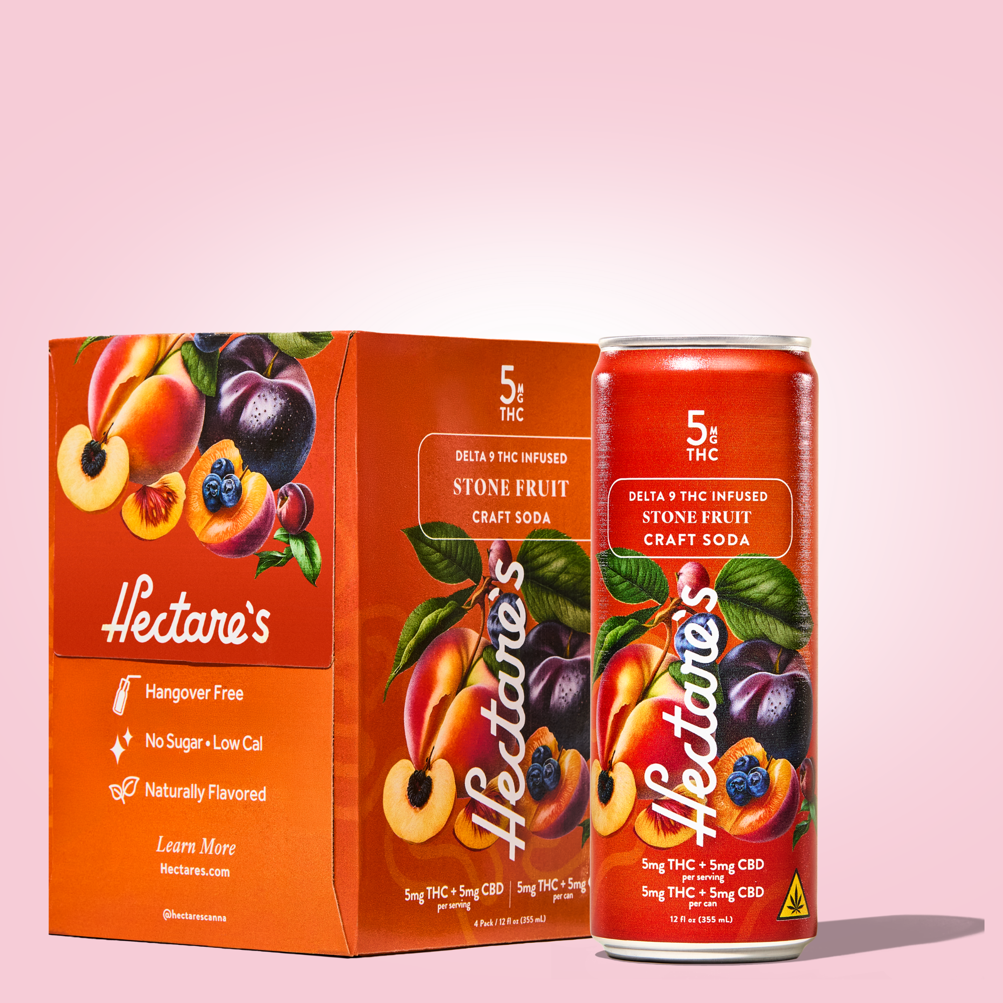 Stone Fruit Delta 9 Craft Soda | Hectare’s 5mg