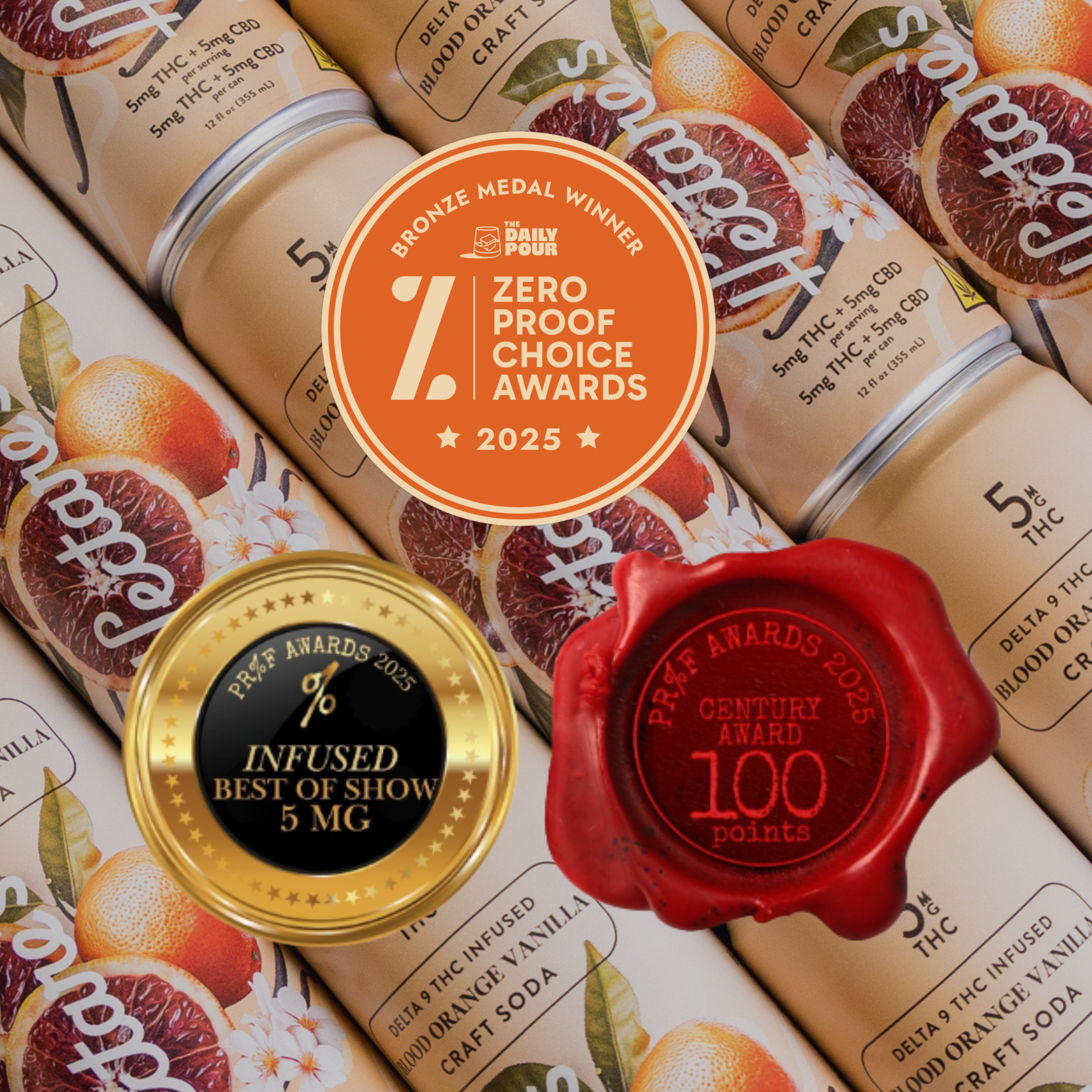 Blood Orange Vanilla Delta 9 Craft Soda | Hectare’s 5mg