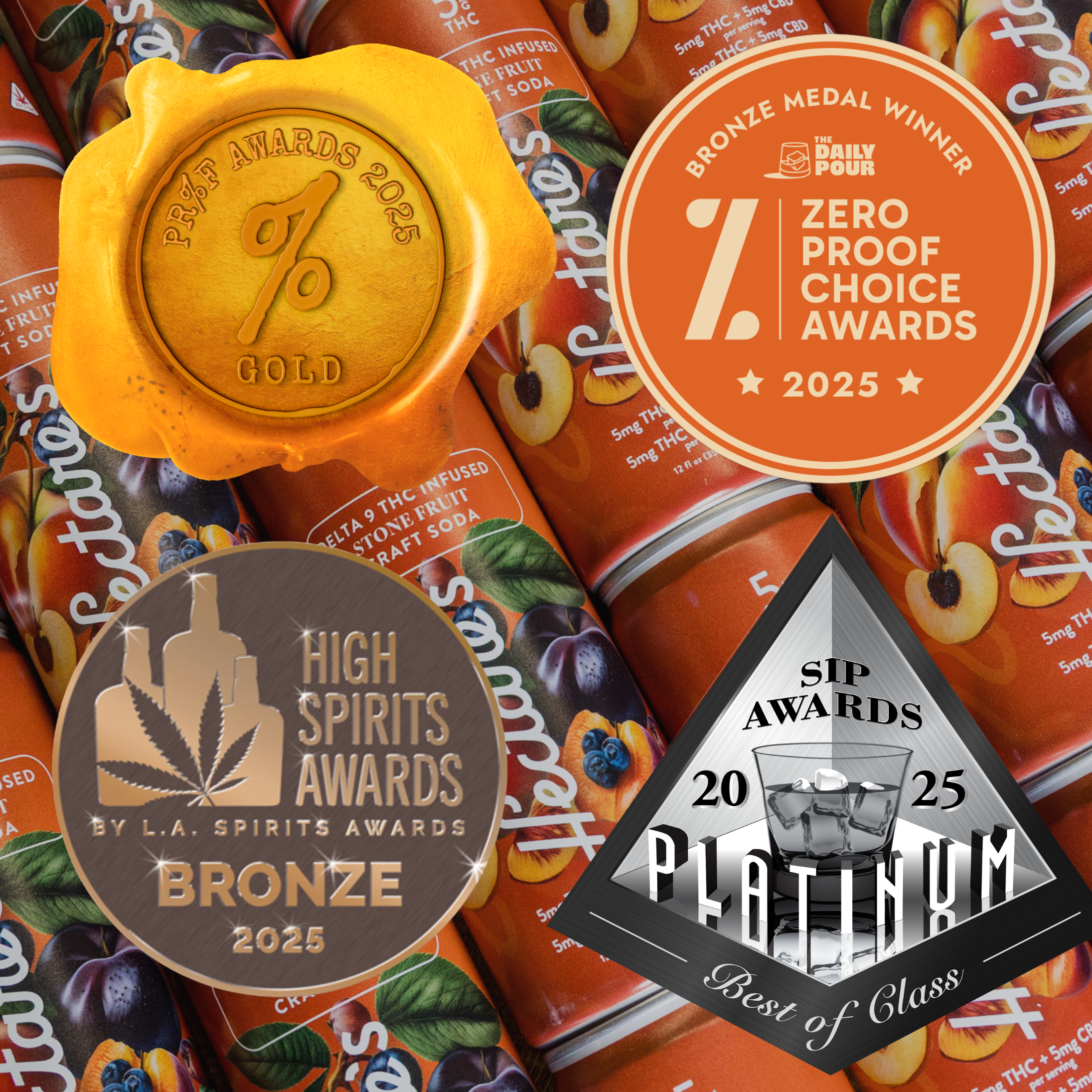 Stone Fruit Delta 9 Craft Soda | Hectare’s 5mg