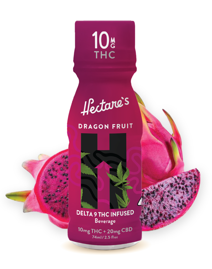 Delta 9 Drinks | Dragon Fruit | 10mg THC + 20mg CBD
