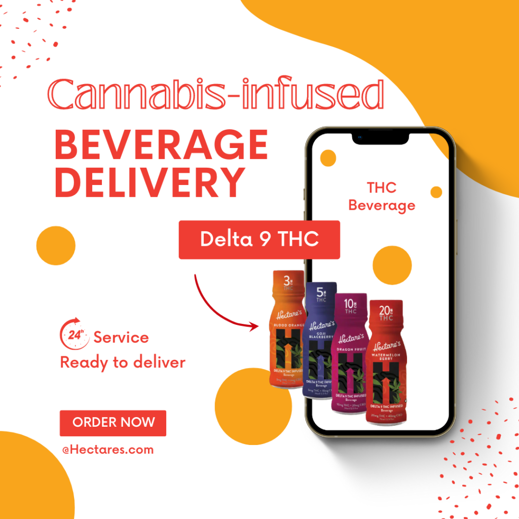 Cannabis-infused beverage delivery